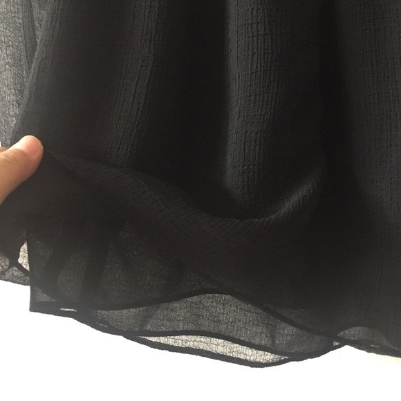 Zara Off Shoulder Black Blouse - Picture 6 of 9